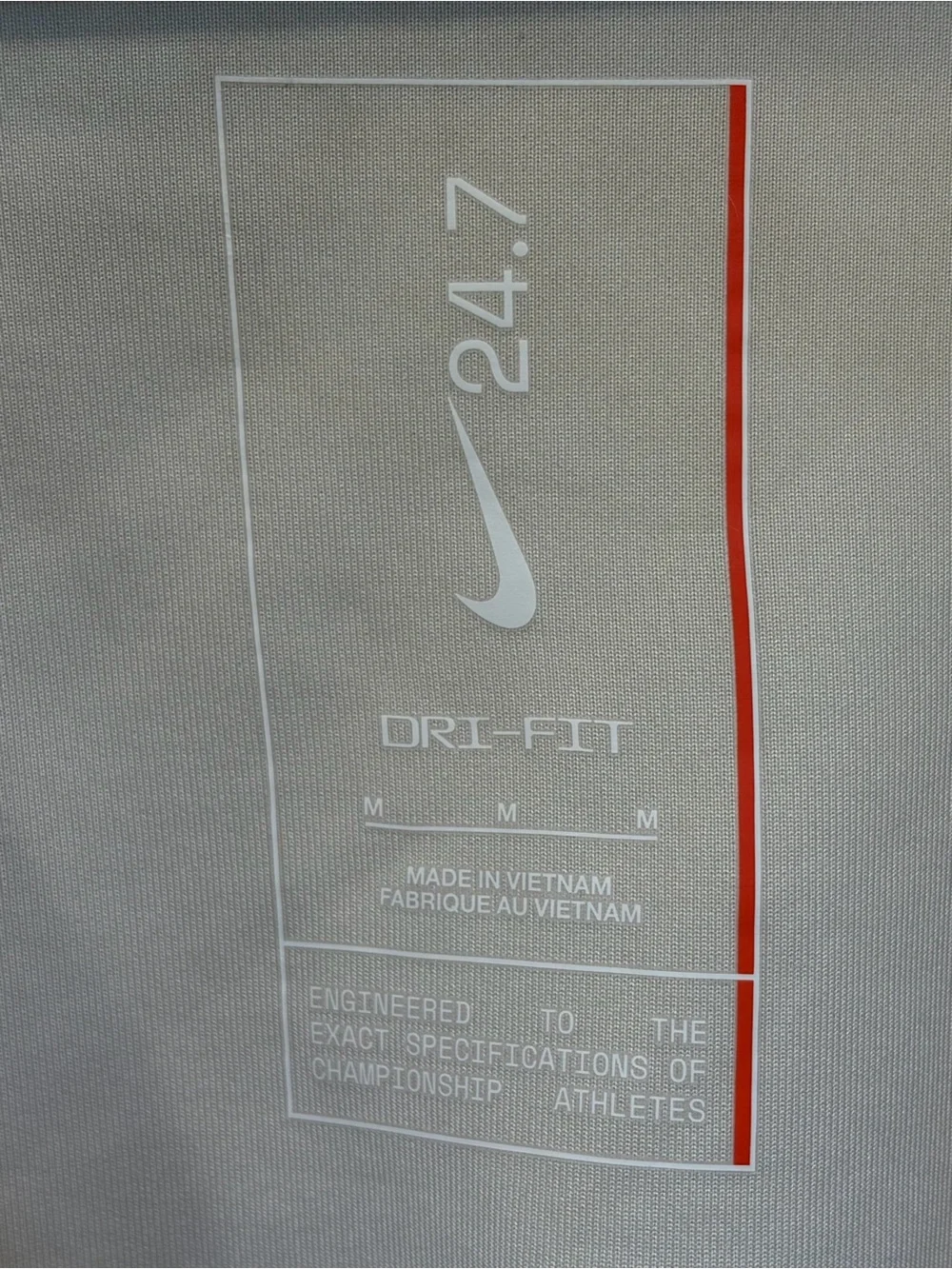 Nike Dri-FIT Light Beige Zip up Sweater - Picture 3 of 4